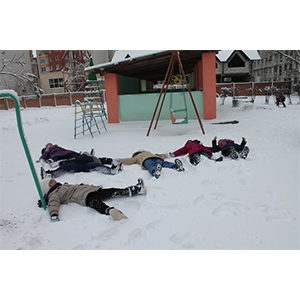 A sosit iarna, bucurie mare pentru copiii de la grădinița nr. 92