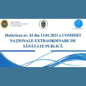 Hotărârea Comisiei Naționale Extraordinare de Sănătate Publică