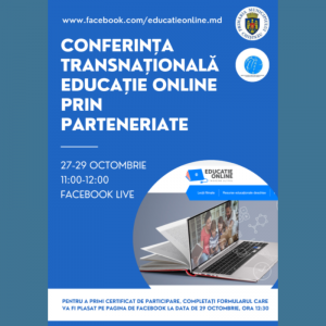 Conferința transnațională „Educație online prin parteneriate”