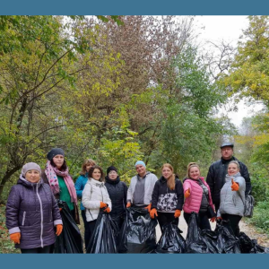 Lucrări de salubrizare a Parcului ”Valea Trandafirilor”